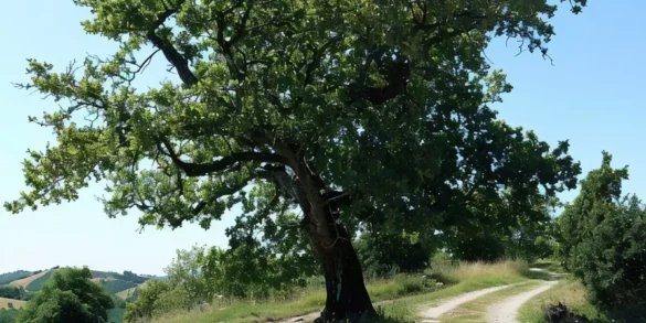 Η Δρυς η πλατύφυλλη, γνωστή και ως δρυς, ημεράδι, δένδρο, ή μεσές