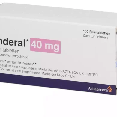 Φάρμακο Inderal: Η προπρανολόλη είναι ένας β-αποκλειστής που χρησιμοποιείται στη θεραπεία της υπέρτασης