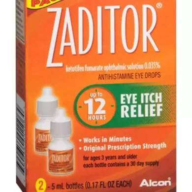 Το φάρμακο Zaditor είναι ένα αντιισταμινικό οφθαλμικό διάλυμα που περιέχει κετοτιφαίνη