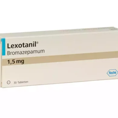Φάρμακο Lexotanil (βρωμαζεπάμη). Αγχολυτικό και υπναγωγό.