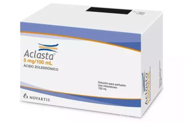 Διάλυμα για ενδοφλέβια έγχυση ACLASTA 5mg/100ml σε γυάλινο φιαλίδιο μιας χρήσης