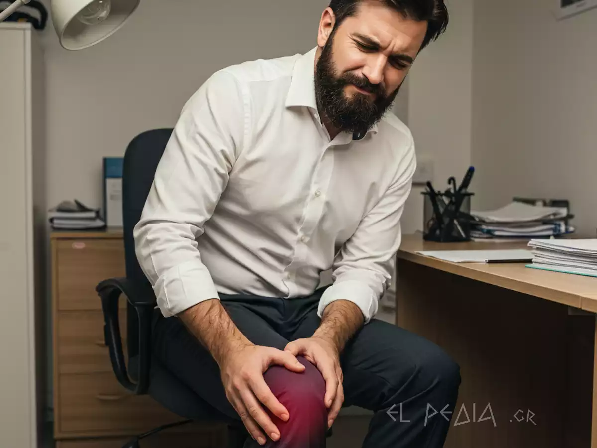 εφαρμογή θεραπευτικών τεχνικών για την ανακούφιση από τον πόνο στο γόνατο