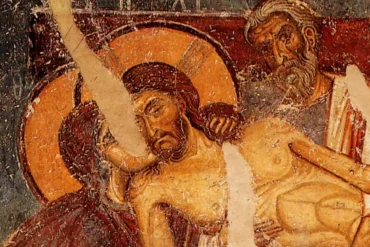 L'Affresco Della Deposizione A Nerezi (1164) È Un Eccellente Esempio Dell'Arte Bizantina Nel Periodo Comneno.