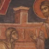 Il Murale &Quot;Cristo Che Loda Le Monete Della Vedova&Quot; Nel Monastero Di Chilandari È Un Eccellente Esempio Dell'Arte Paleologa.