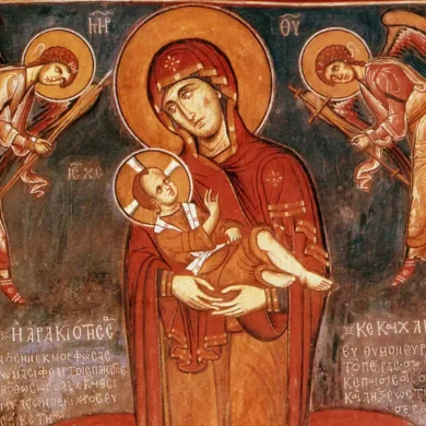 La Panagia Arakiotissa È Un Eccezionale Esempio Di Arte Bizantina Del Xii Secolo A Cipro, Con Un Simbolismo Teologico Unico.